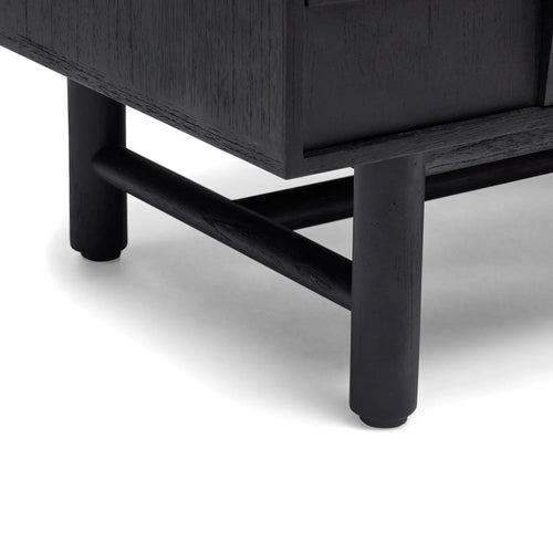 Ares Luxury Lattice Sideboard - Black Buffets