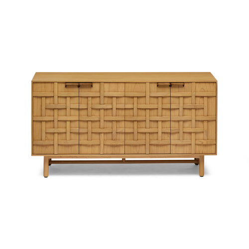 Ares Luxury Lattice Sideboard - Natural Buffets
