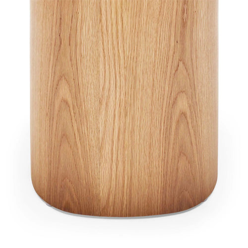 Axel Modern Side Table with Marble Top - Oak Side Table