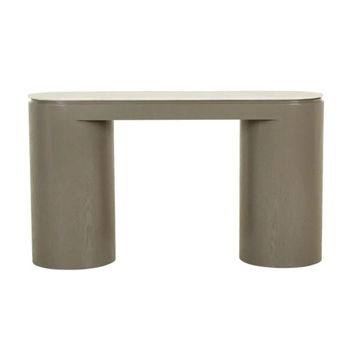 White Marble/Snowgum - Entry Table Console Table