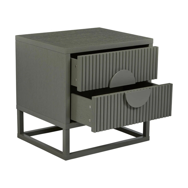 Benjamin Ripple Bedside Table - Snowgum Bedside Table