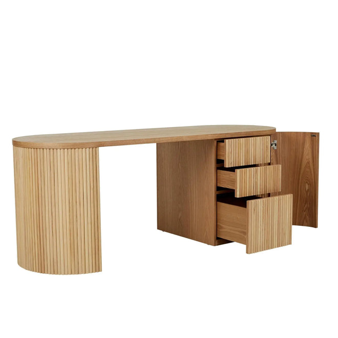 Benjamin Ripple Grand Desk - Natural Ash Desk