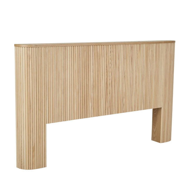 Benjamin Ripple Modern Designer Bedhead - Natural Ash Bedhead