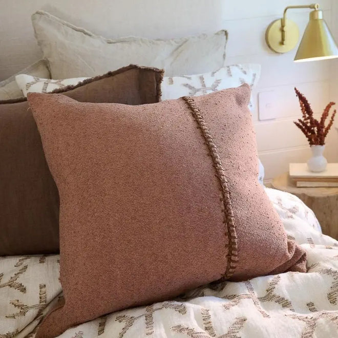 Copy of Magnus Linen Cushion - Natural/Blue Cushion