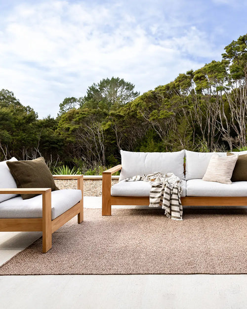 Burleigh - Teak Outdoor Rug Outdoor rugs