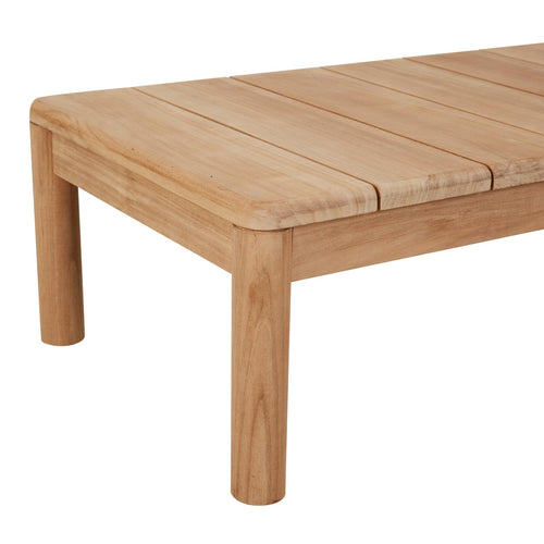 Lucy Outdoor Coffee Table - Natural Teak Coffee Table
