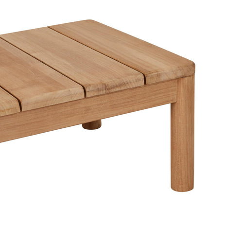 Lucy Outdoor Coffee Table - Natural Teak Coffee Table