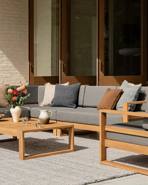 Caspian Almond Cushion Outdoor Cushions