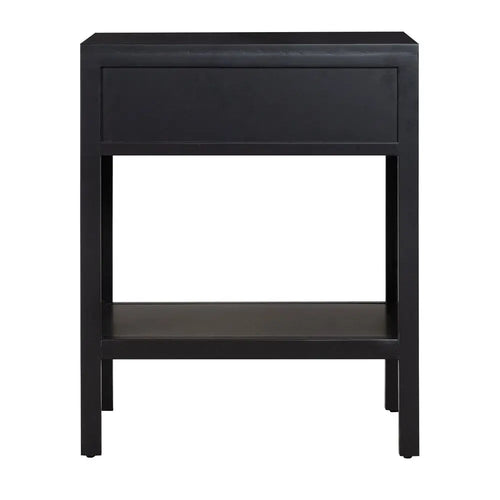 Cayman - Black Rattan Beside Table Bedside Tables