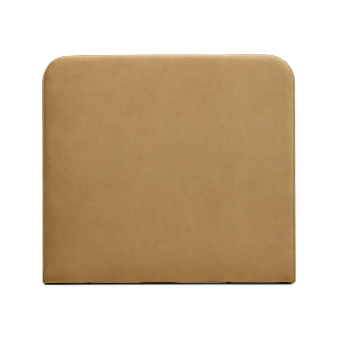 Celine Sand Velvet Modern Bedhead (Double, Queen, King) Bedhead