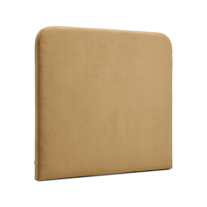 Celine Sand Velvet Modern Bedhead (Double, Queen, King) Bedhead