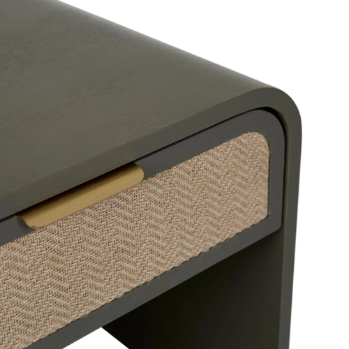 Chloe Arc Bedside Table  - Snowgum Bedside Table