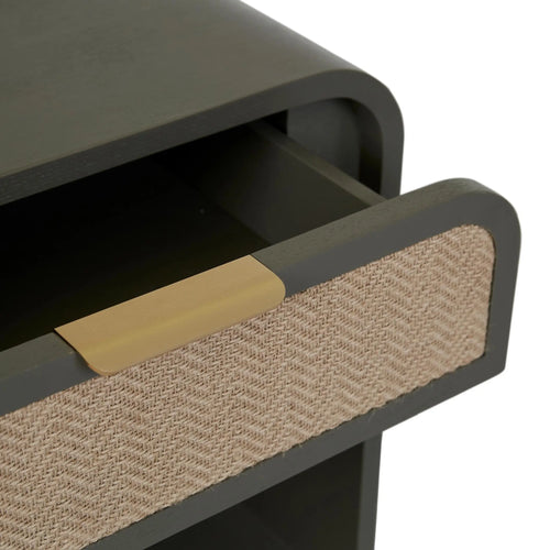 Chloe Arc Bedside Table  - Snowgum Bedside Table