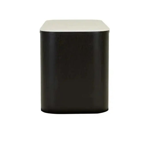 Classique Marble Desk - Matt White Marble - Natural Ash Desk