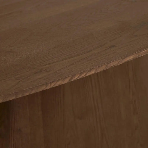 Classique Oval Designer Dining Table - Smoked Ash - 8 Seater Dining Table