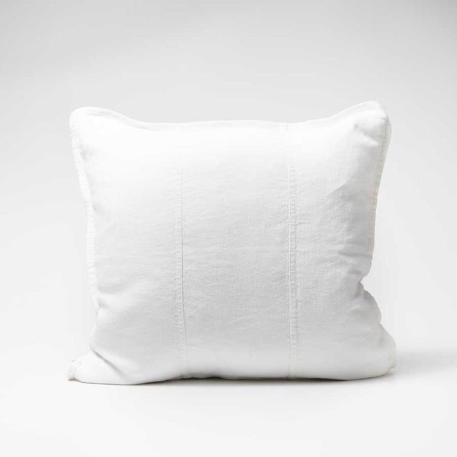 Luca® Outdoor Linen Cushion - White Cushions