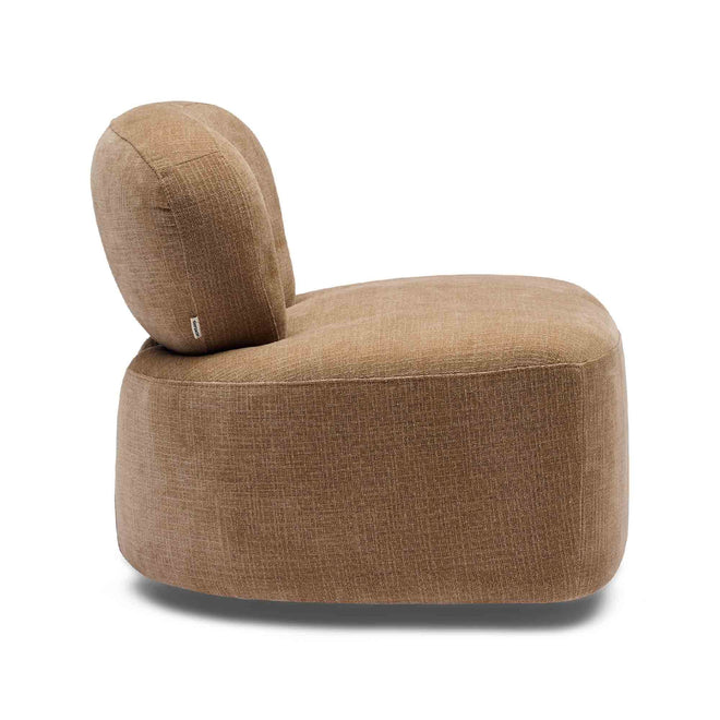 Emery Swivel Chair Chestnut - Modern Armchair Occasional Chairs