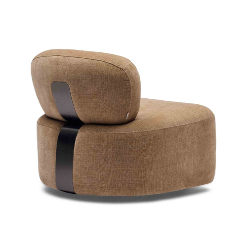 Emery Swivel Chair Chestnut - Modern Armchair Occasional Chairs