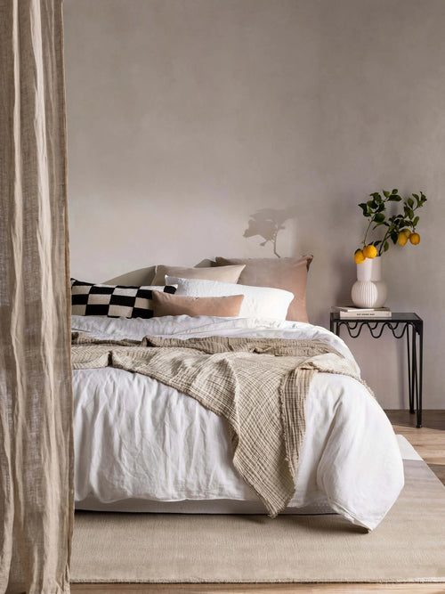 Etro Square Cacao Velvet Cushion Cushions