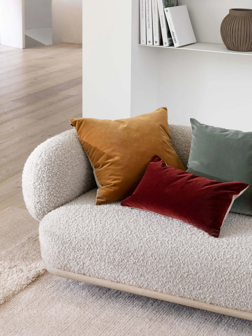 Etro Square Cushion Eucalypt Velvet Cushions