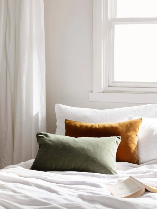 Etro Square Cushion Eucalypt Velvet Cushions