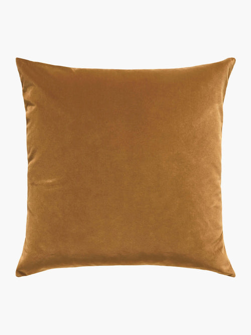Etro Square Toffee - Velvet Cushion Cushions