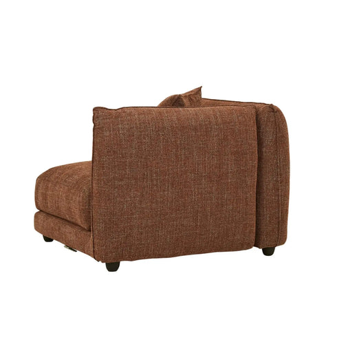 Felix Crest Modular 1 Seater Left Corner Sofa - Auburn Weave Sofa
