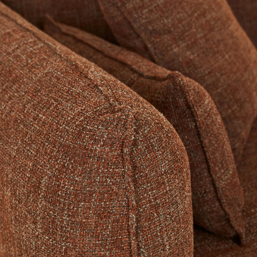 Felix Crest Modular 1 Seater Left Corner Sofa - Auburn Weave Sofa
