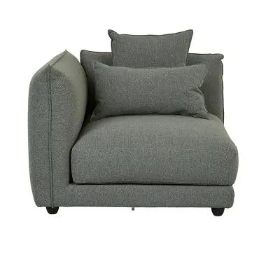 Felix Crest Modular Sofa 1 Seater Left Corner  - Olive Leaf Sofa