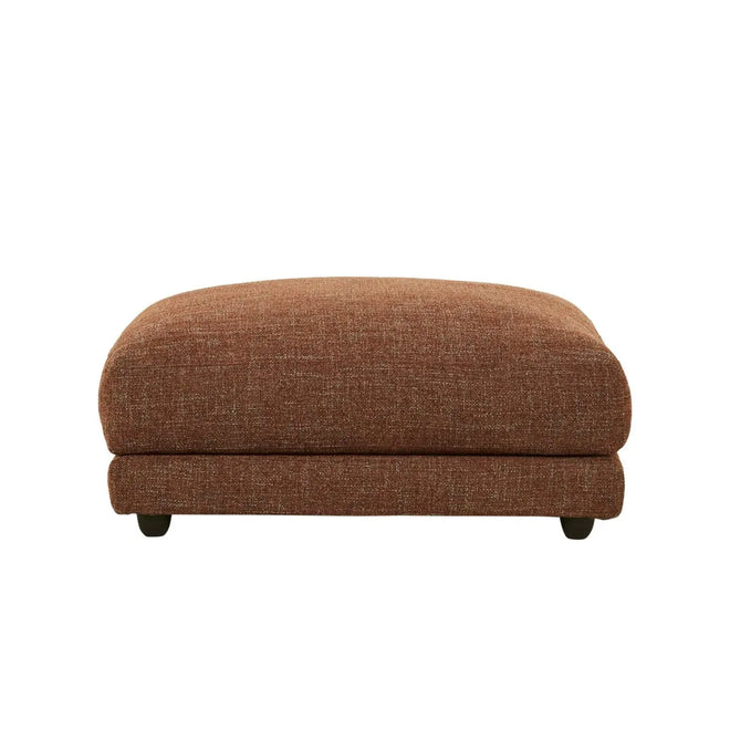 Felix Crest Ottoman - Auburn Weave Sofa