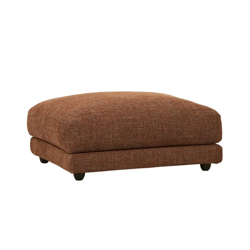 Felix Crest Ottoman - Auburn Weave Sofa