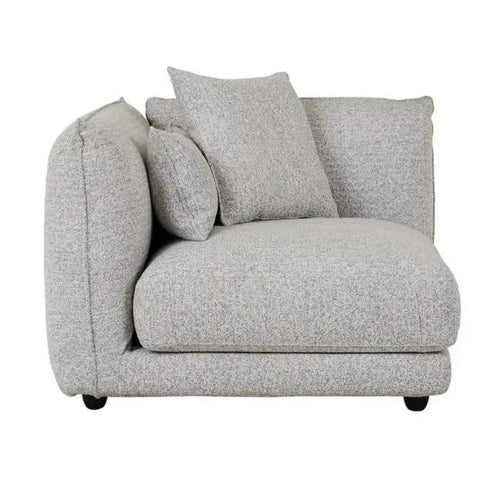 Felix Crest Ottoman - Cloud Speckle Sofa