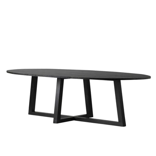 Finbar Black Dining Table Ash Large - Modern Dining Dining Table