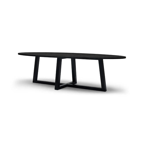 Finbar Black Dining Table Ash Large - Modern Dining Dining Table