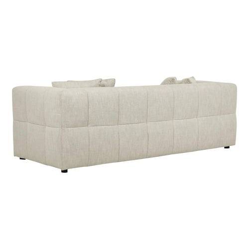 Sidney Slouch 3 Seater Modern Sofa - Barley