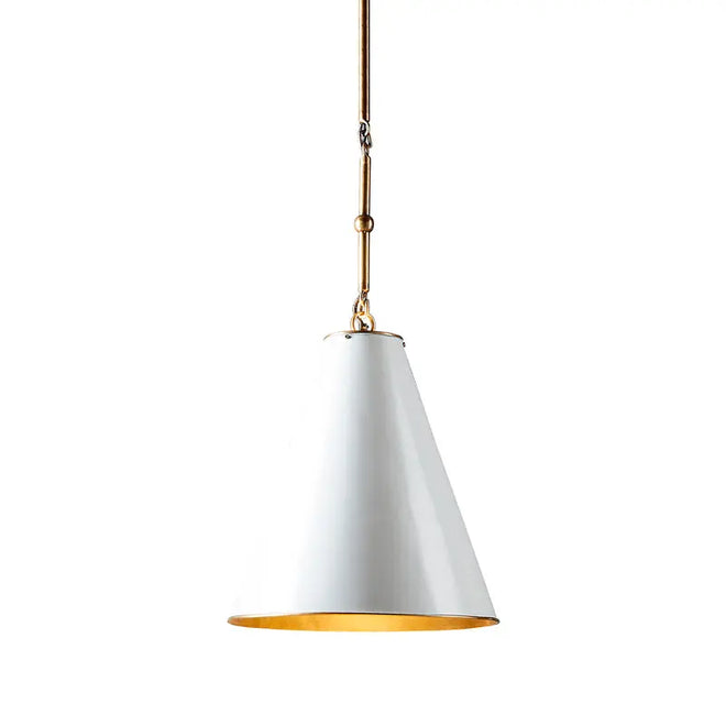 Floor Stock - White/Brass Pendant Lights