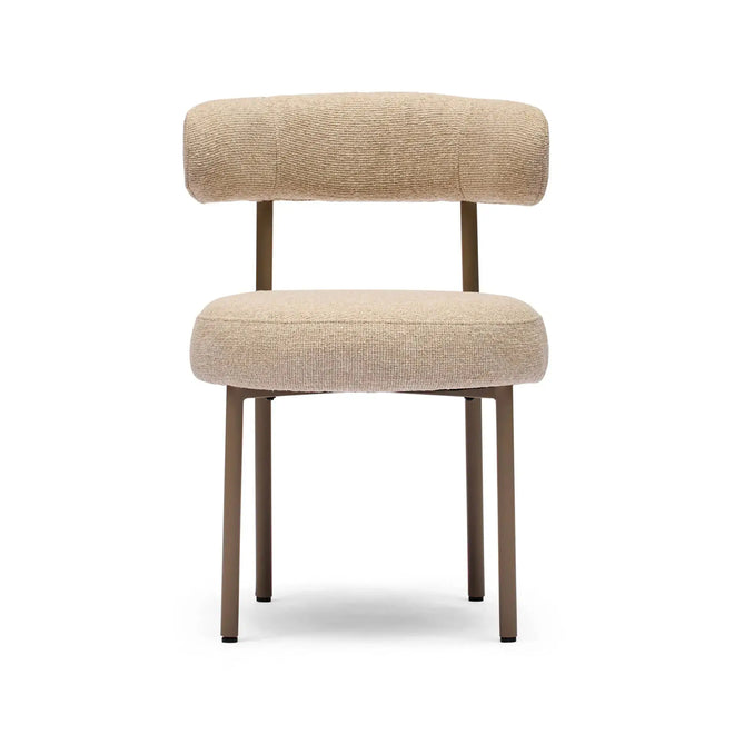 Franco Modern Dining Chair - Oat Bronze Dining Chair