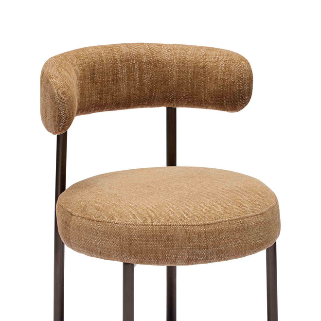 Franco Modern Dining Chair - Oat Bronze Dining Chair