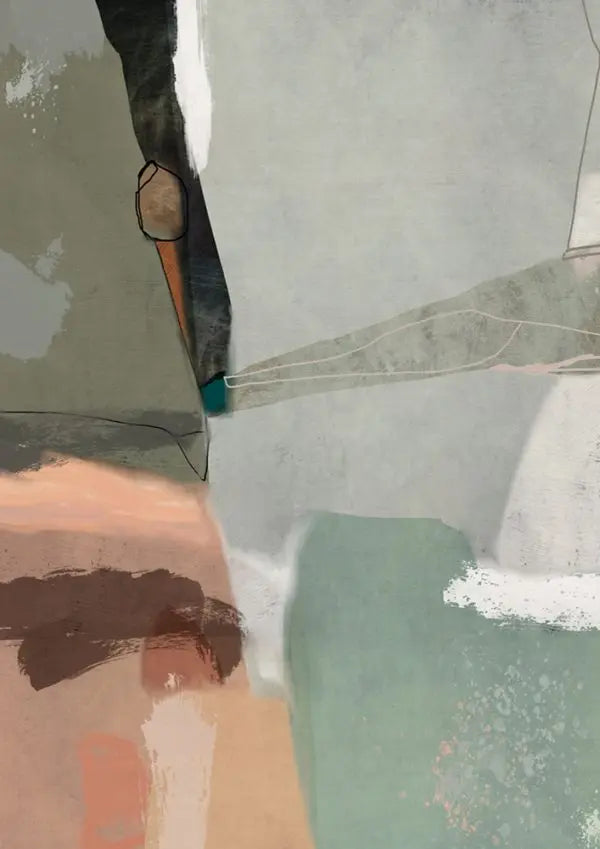 Friday Feelings Pathways Framed Canvas Artwork