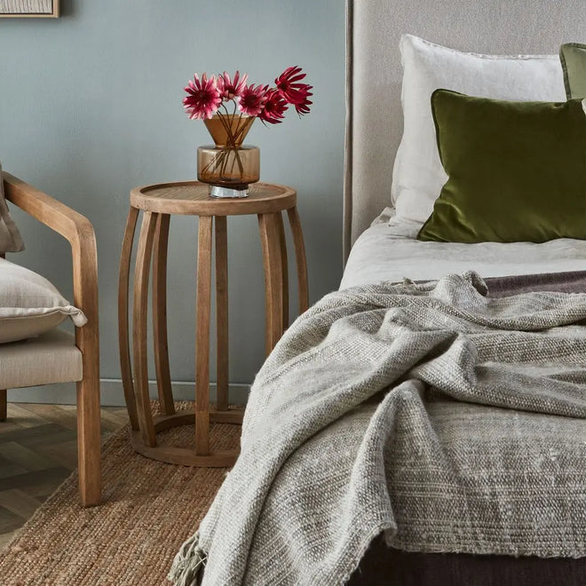 Gloucester Wooden Round Side Table Side Table