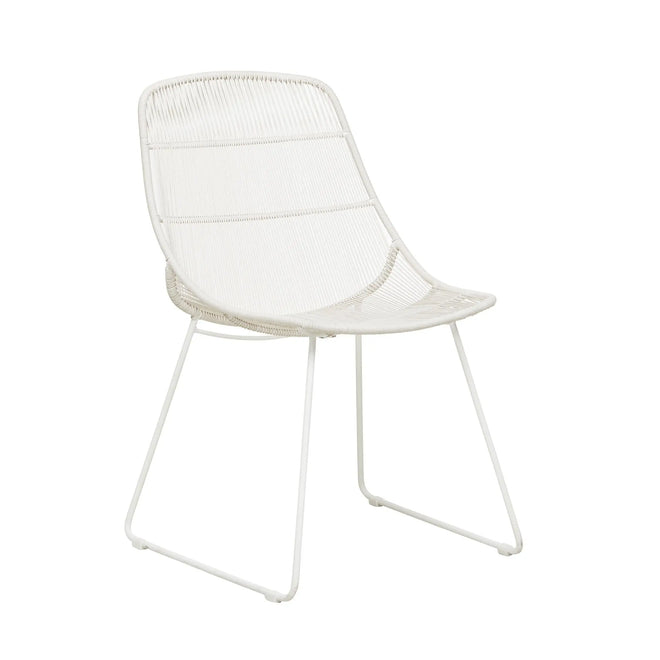 Granada Scoop Outdoor Designer Dining Chair - Licorice Dining Chairs