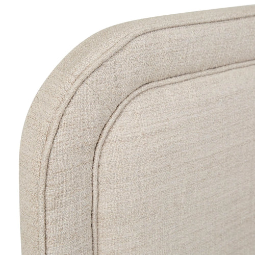 Hugo Ridge Designer Bedheads - Natural Speckle - King & Queen Bedhead