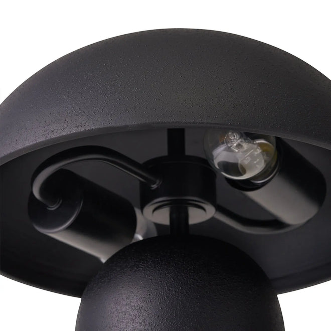 Jai Ceramic Modern Table Lamp - Black Lighting