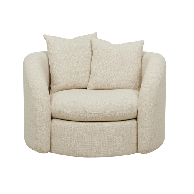 Juno Orb Designer Sofa Chair - Cashew Tweed Occasional Chair