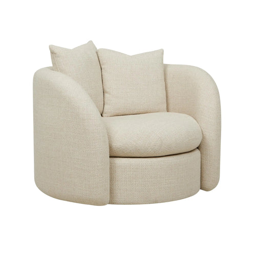 Juno Orb Designer Sofa Chair - Cashew Tweed Occasional Chair
