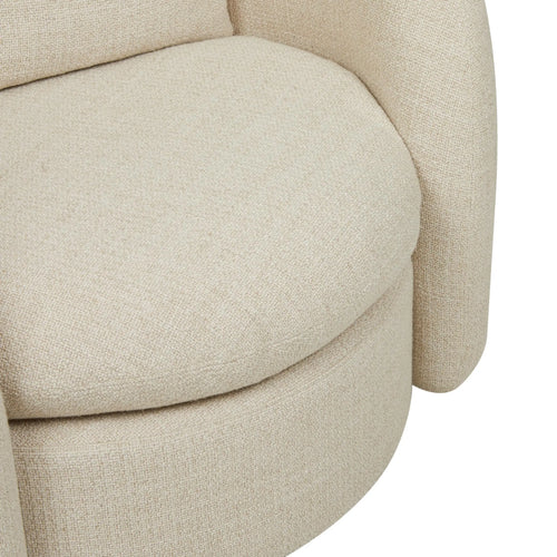 Juno Orb Designer Sofa Chair - Cashew Tweed Occasional Chair