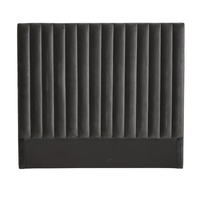 Kennedy Tufted Modern Designer Bedheads - Dark Grey - Queen & King Bedhead