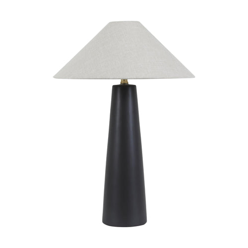 Lorne Canopy Modern Table Lamp - Matt Sand - Oatmeal Lighting