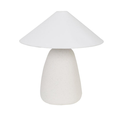 Lorne Pebble ModernTable Lamp - White Sand - Ivory Lighting
