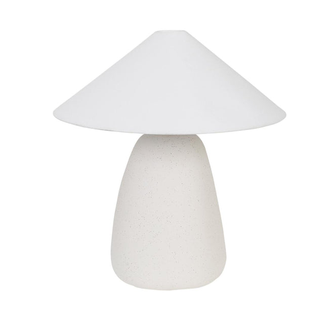 Lorne Pebble ModernTable Lamp - White Sand - Ivory Lighting